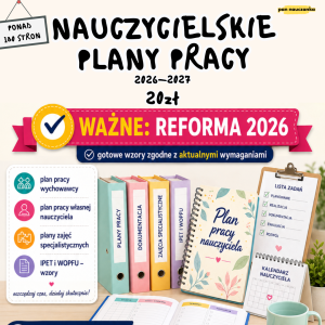 NAUCZYCIELSKIE PLANY PRACY - 2026-2027