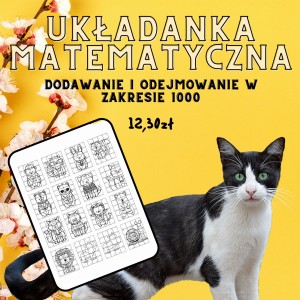 UKŁADANKA MATEMATYCZNA - Dodawanie i Odejmowanie w zakresie 1000